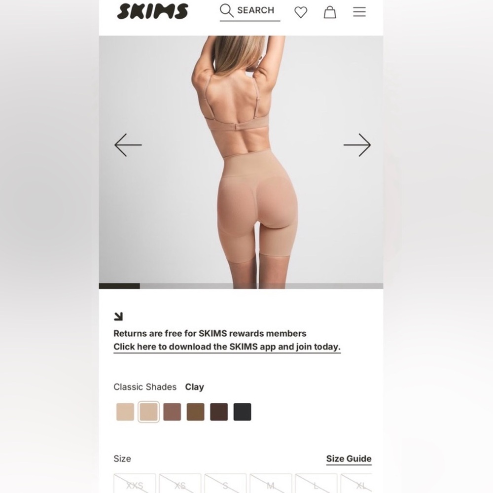 Skims Butt Lifting Shorts